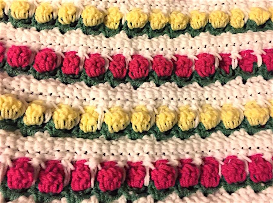 Spring Flowers in Tunisian Crochet