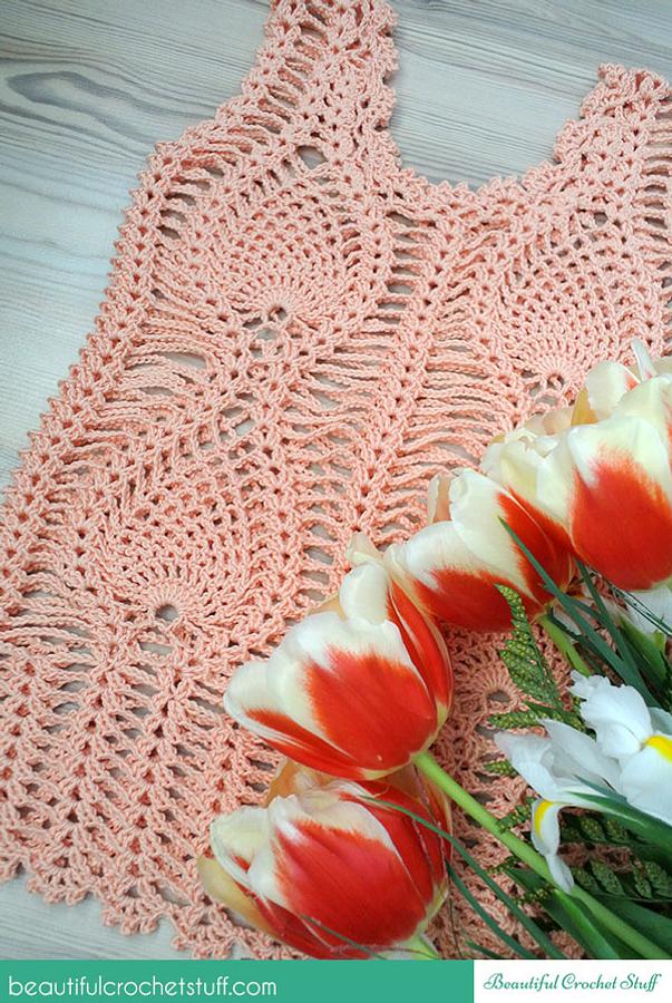 Pineapple Crochet Top