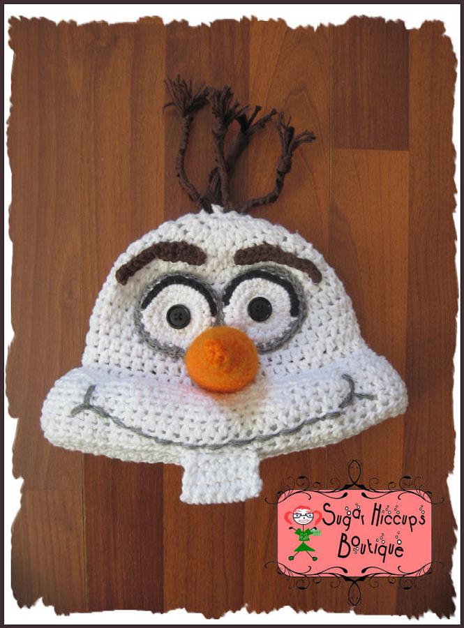 Olaf Crochet Snowman Hat