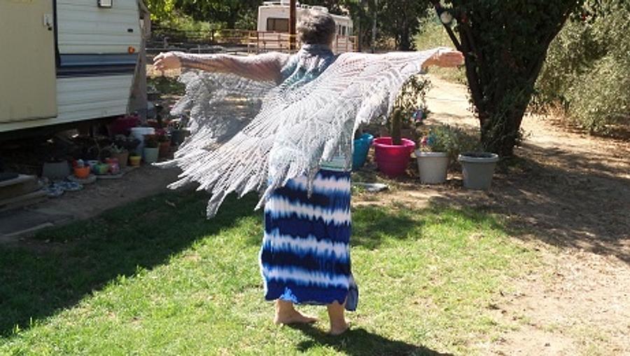 Ash Butterfly Shawl