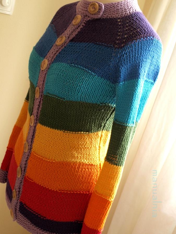 Chakra cotton cardigan