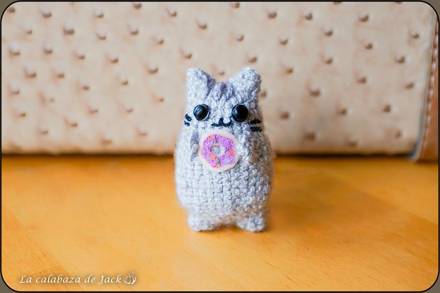 Pusheen donut Amigurumi - La Calabaza de Jack