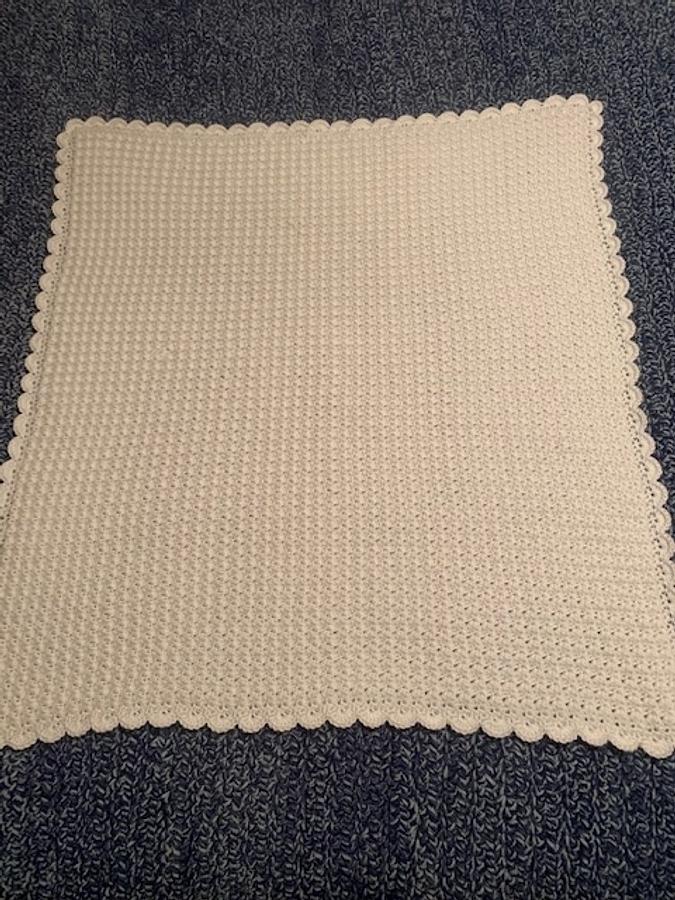 Puff Stitch Baby Blanket