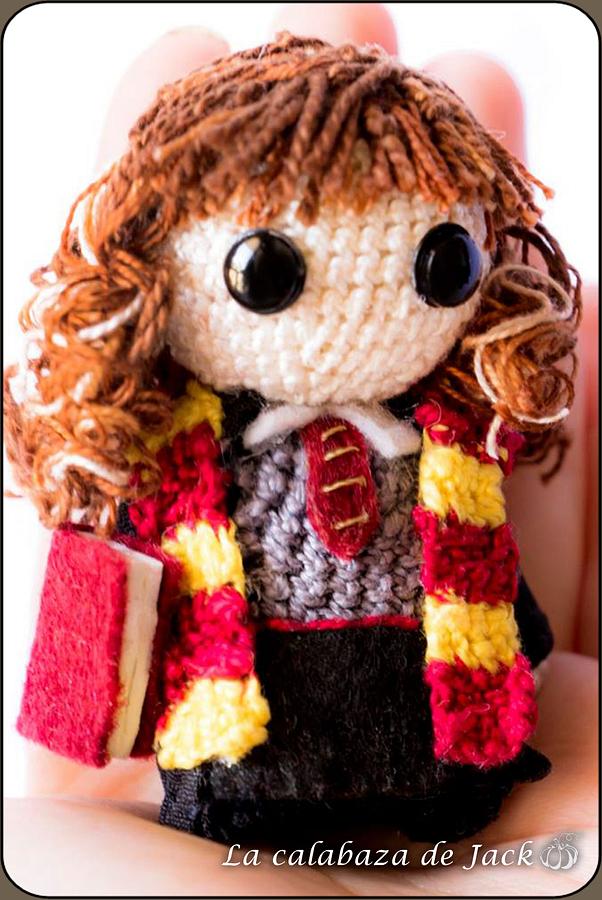 Hermione Granger Amigurumi - Harry Potter - La Calabaza de Jack