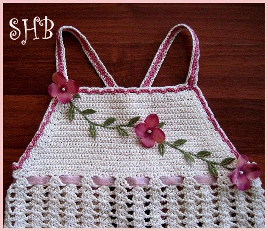 Shabby Chic Apron Style Crochet Halter