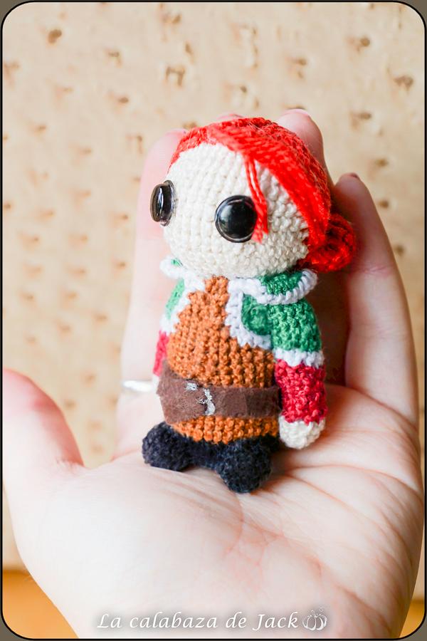 Triss Amigurumi - The Witcher - La Calabaza de Jack