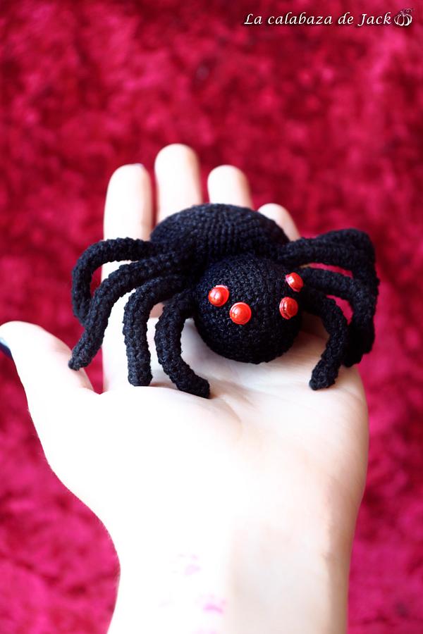 Spider Amigurumi - La Calabaza de Jack