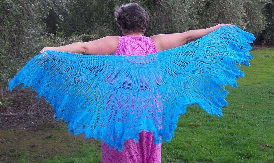 Donna's Butterfly Wings - in Blue