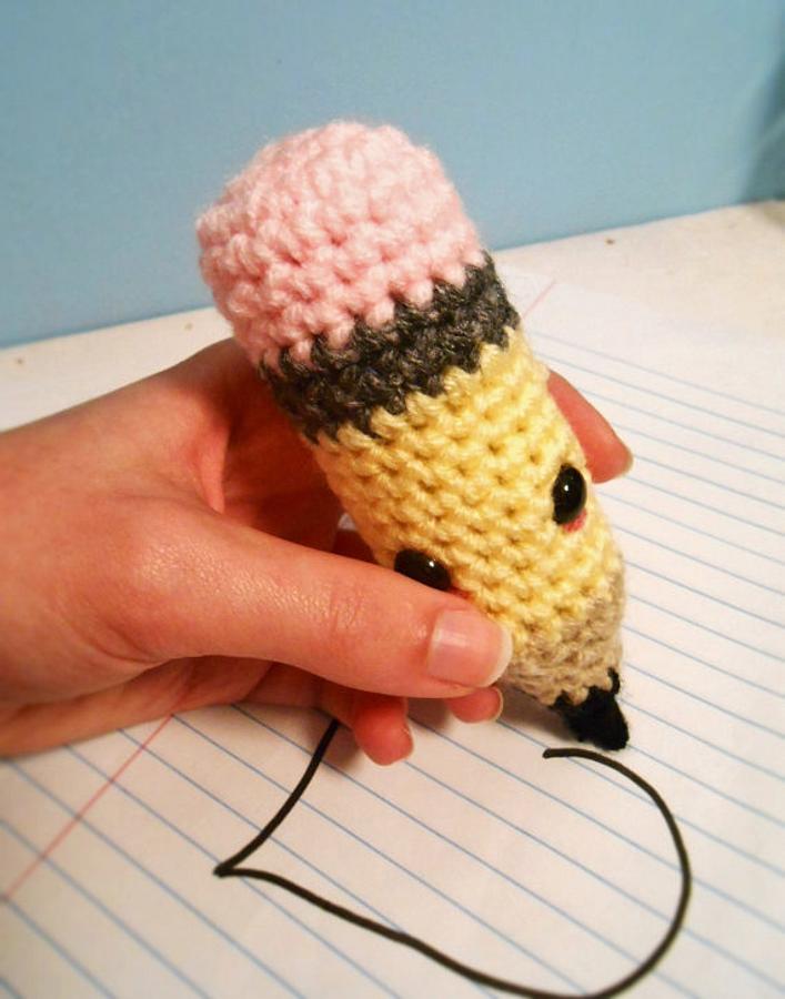 Amigurumi Pencil Plushy