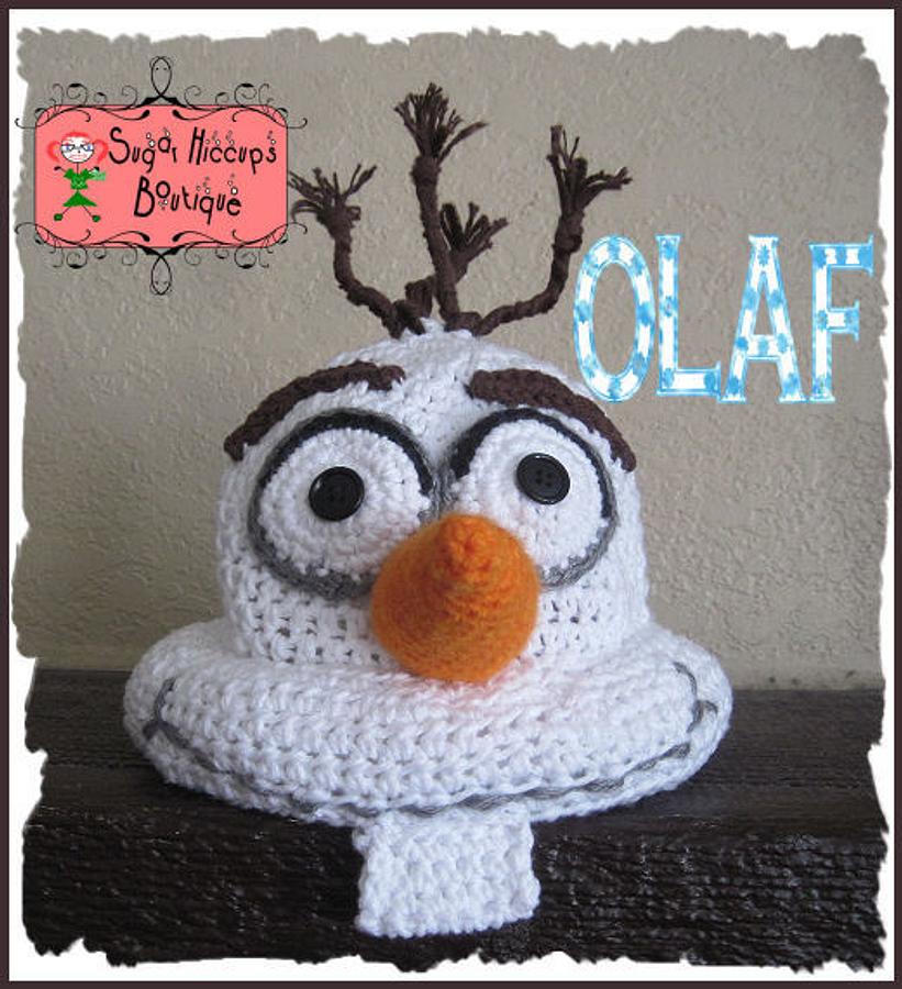 Olaf Crochet Snowman Hat