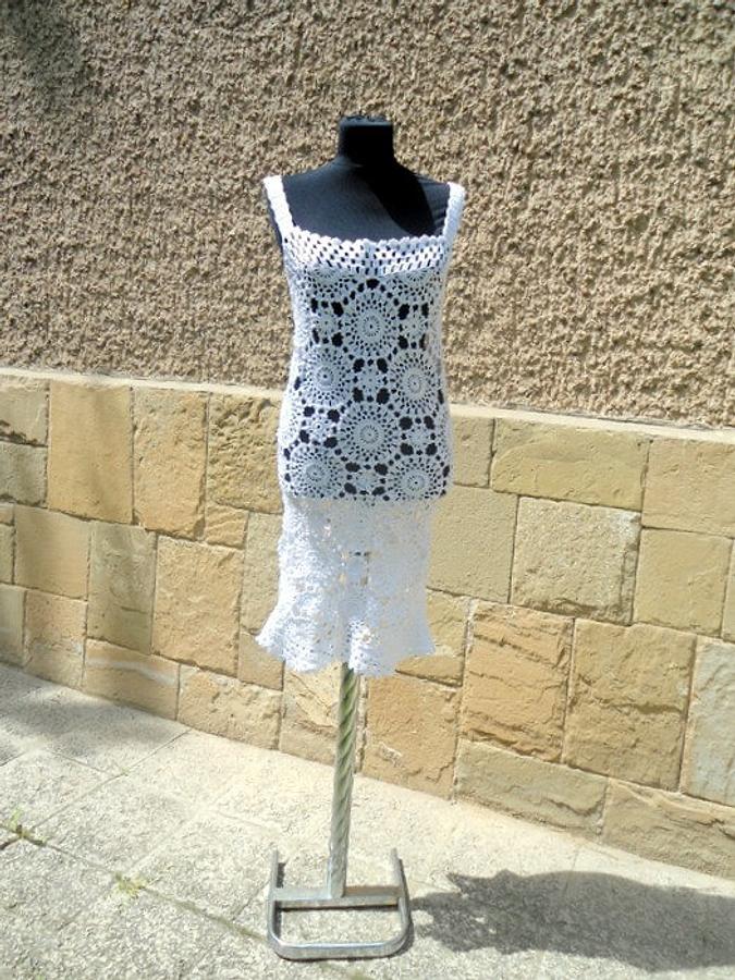 Crochet White Dress, White Dress, Sexy Lace Dress , Summer Beach Dress, Crochet Resort Dress