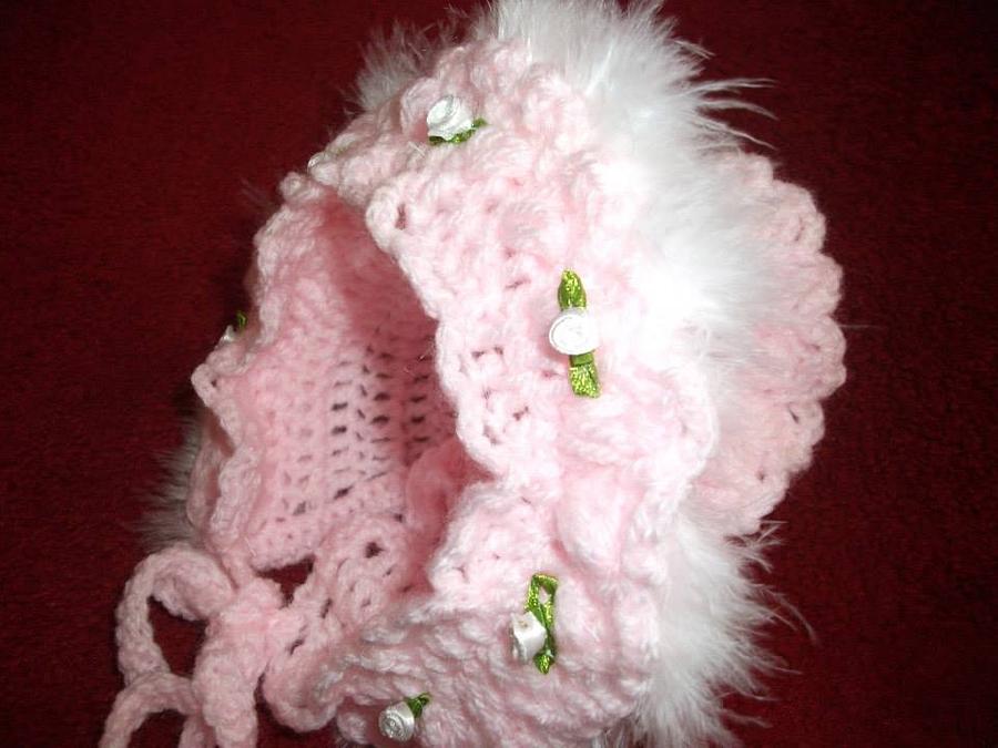 crochet girl hat