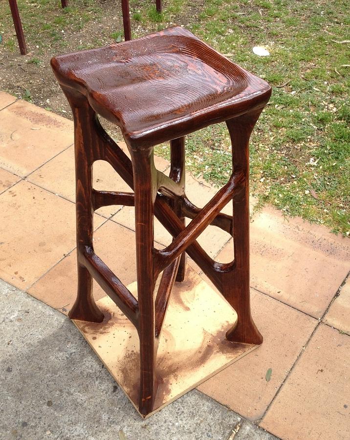 Organic stool from Pine