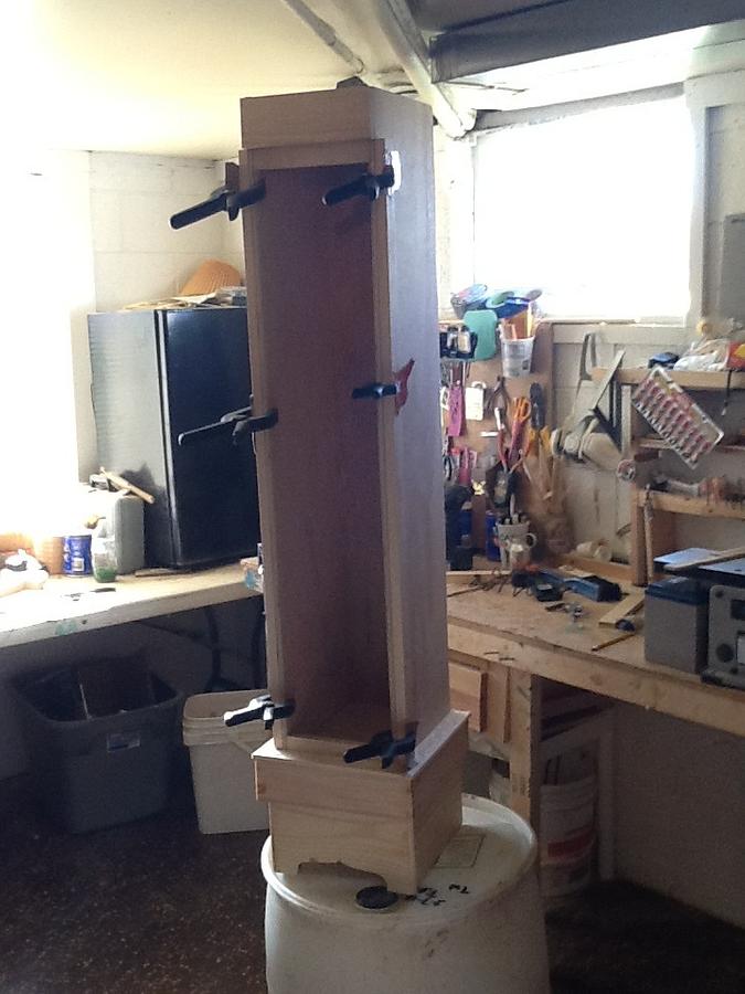 makeing a look alike grandfather clock