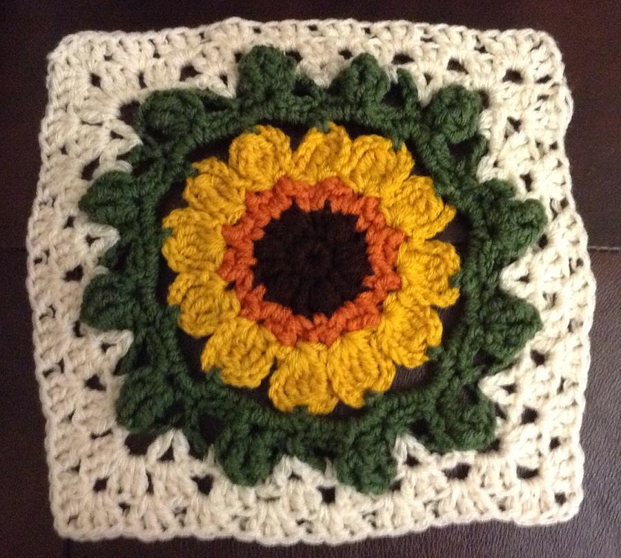 Sunflower afghan