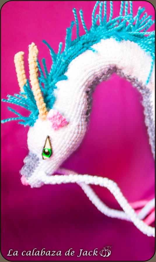 Haku Dragon Amigurumi - Spirited Away - Studio Ghibli - La Calabaza de Jack