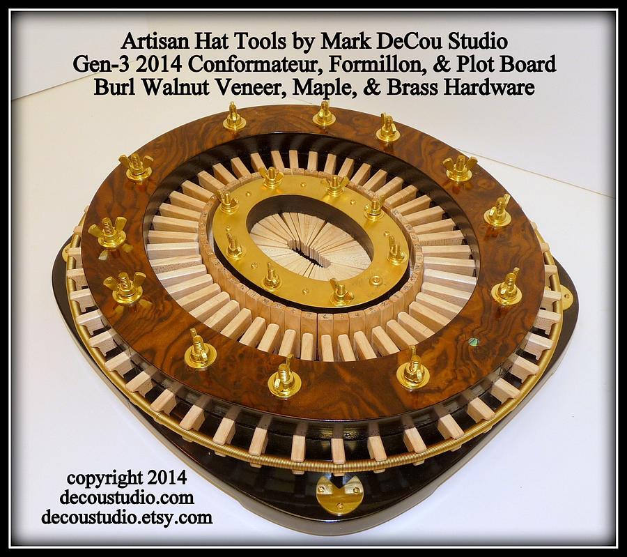 Measuring Heads for Custom Hats New Conformateur & Formillon Set by Mark DeCou Studio