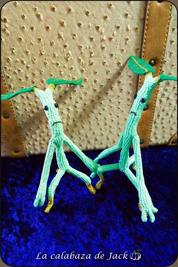 Bowtruckle Amigurumi - Fantastic Beasts - La Calabaza de Jack