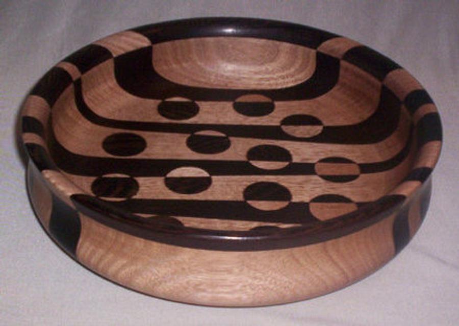 STRIPED BOWL WITH REVERSED DOTS