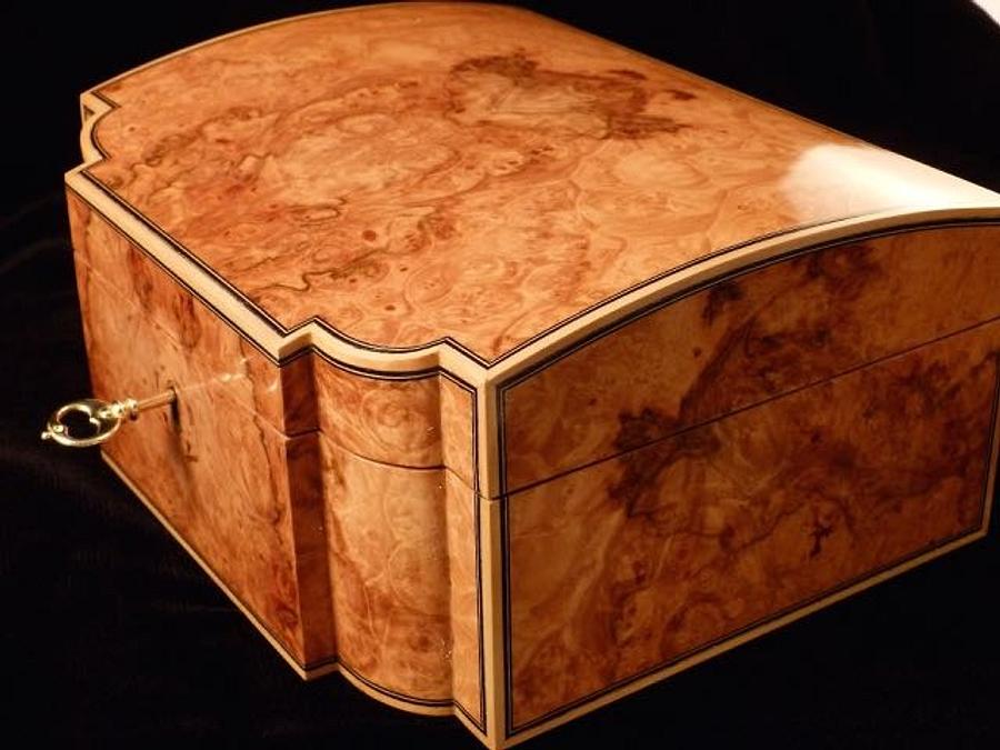 Maple Burl Jewelry Box