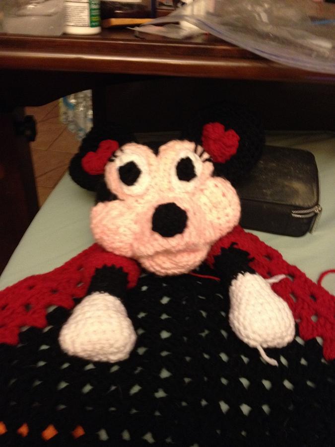 Minnie Mouse lovey or snugggle