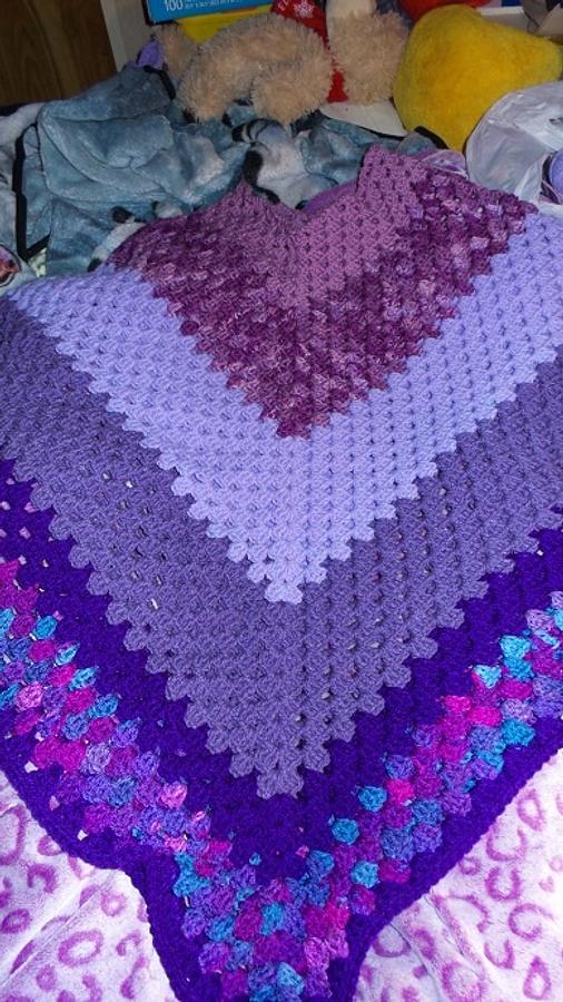 Purple Poncho II