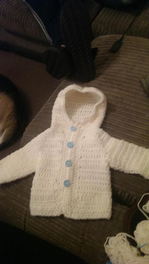 wee hoodie baby cardigan