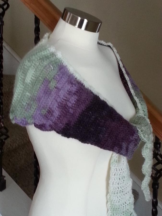 Lavender Sachet Shawlette