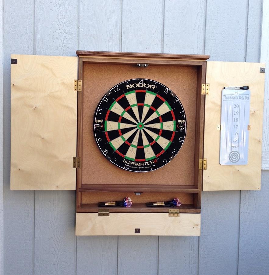 Dart Board Cabinet