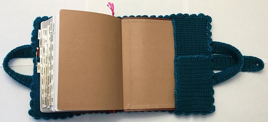 Lovely Ladies Large Teal Bible Cover