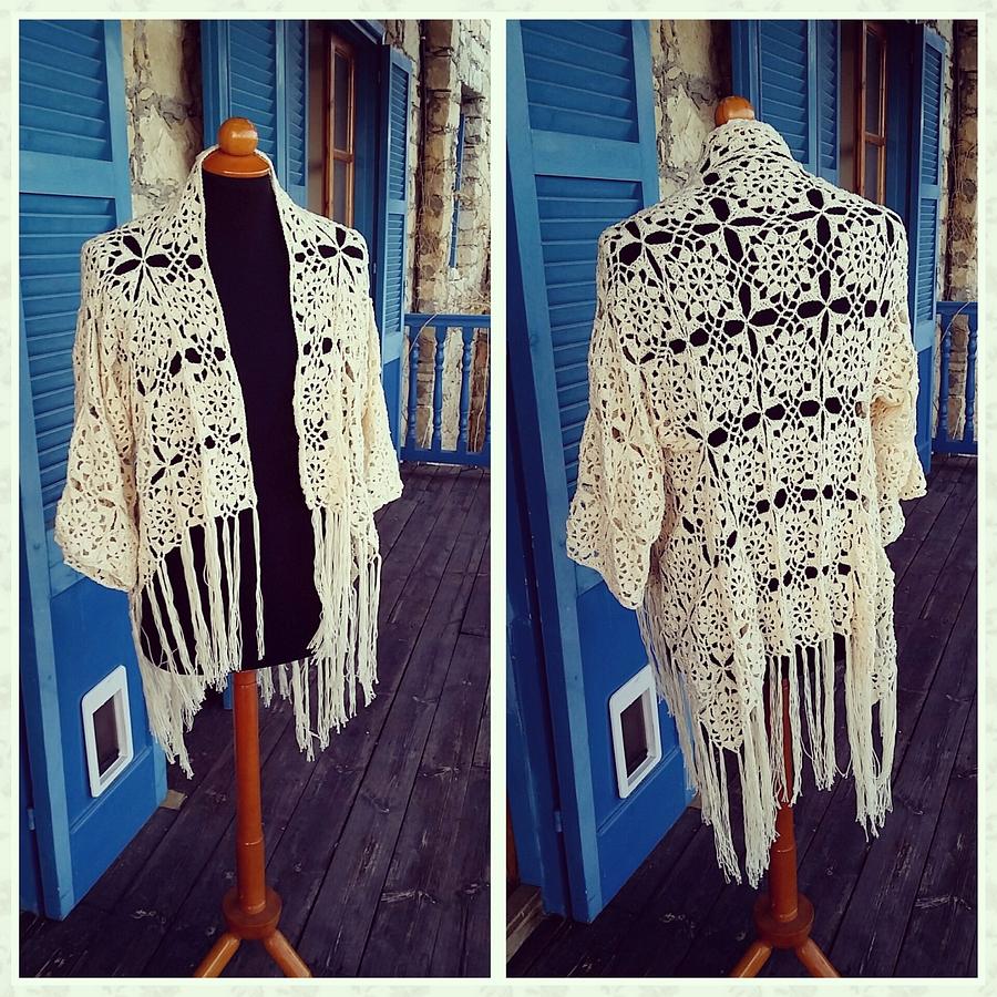 Hippie style vest/cardigan