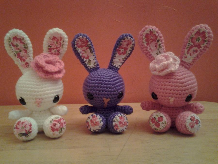 Spring Bunny Gang - Flower, Violet, Spring