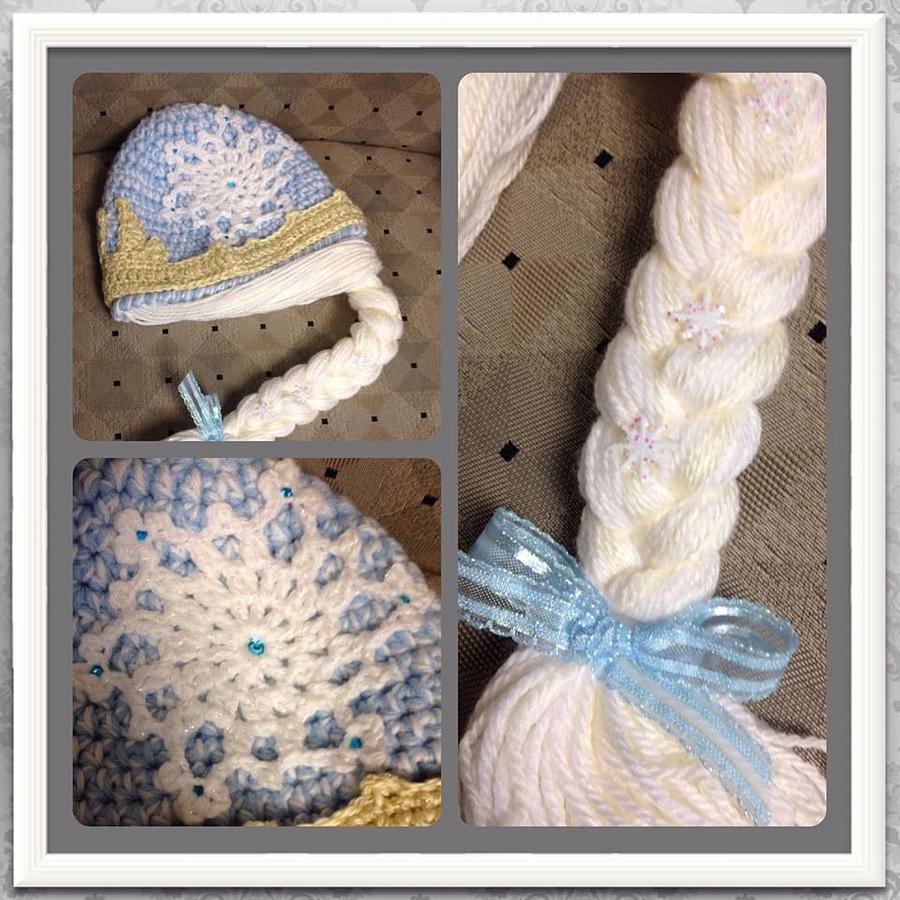 Hat with Snowlfake, Tiara and Braid