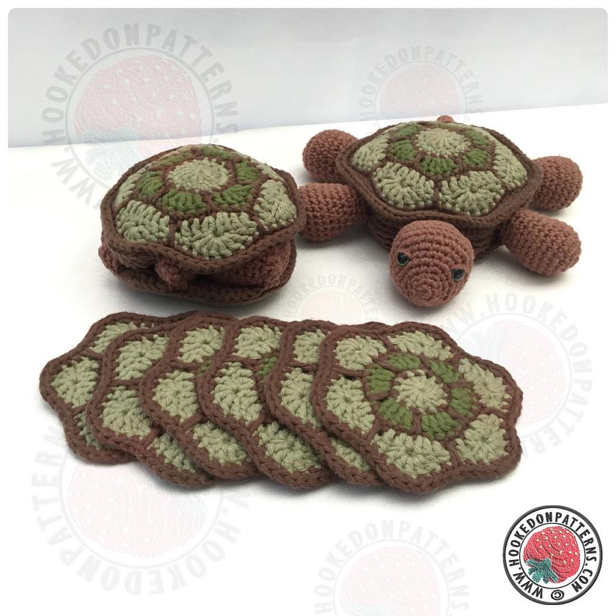 Hideaway Turtle Coaster Sets