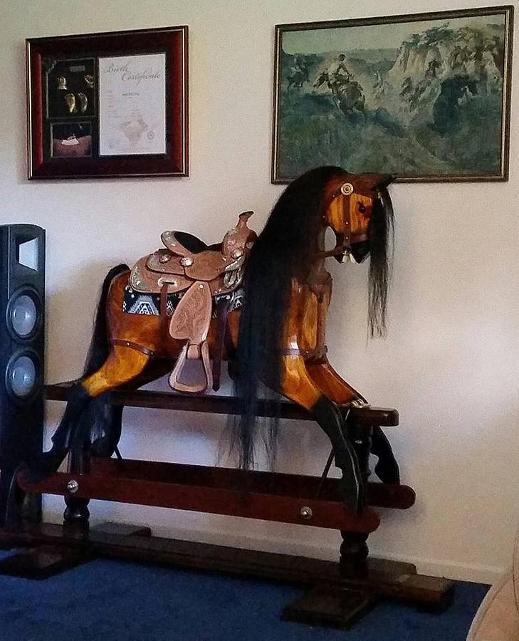 Large rocking horse