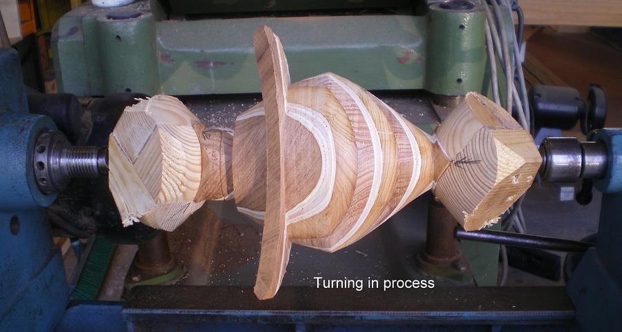 LAMINATED CUBE TURNING