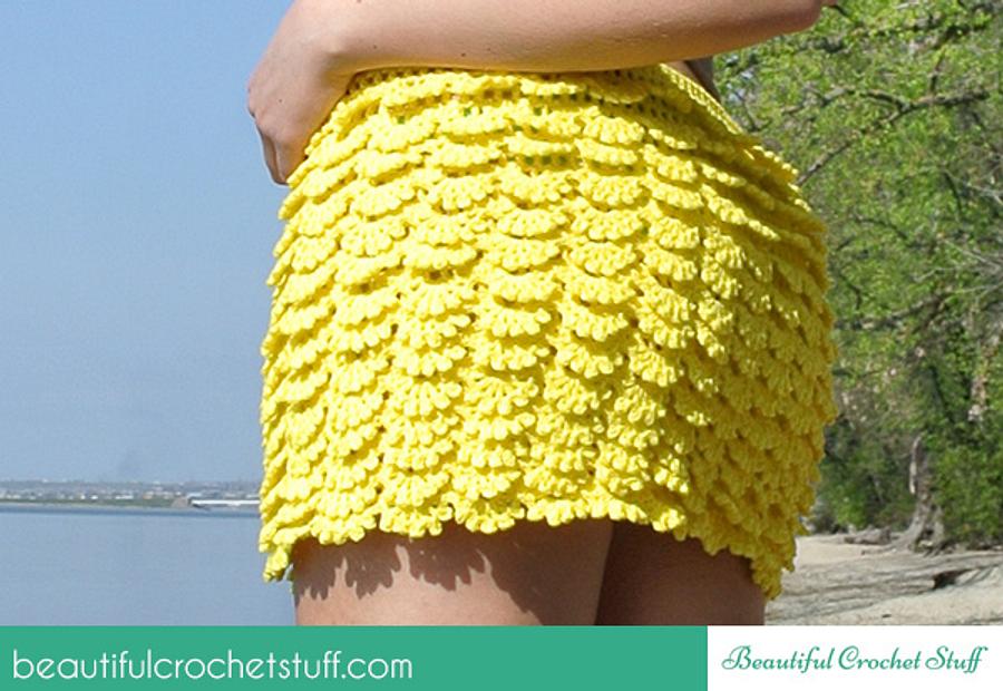 Layered Crochet Skirt 