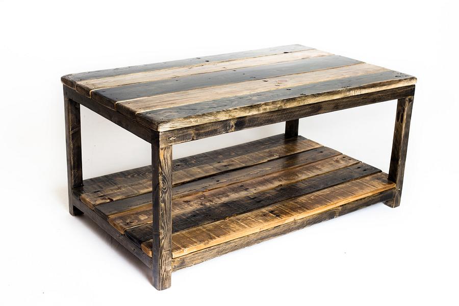 Pallet Wood and 2x2 Coffee Table