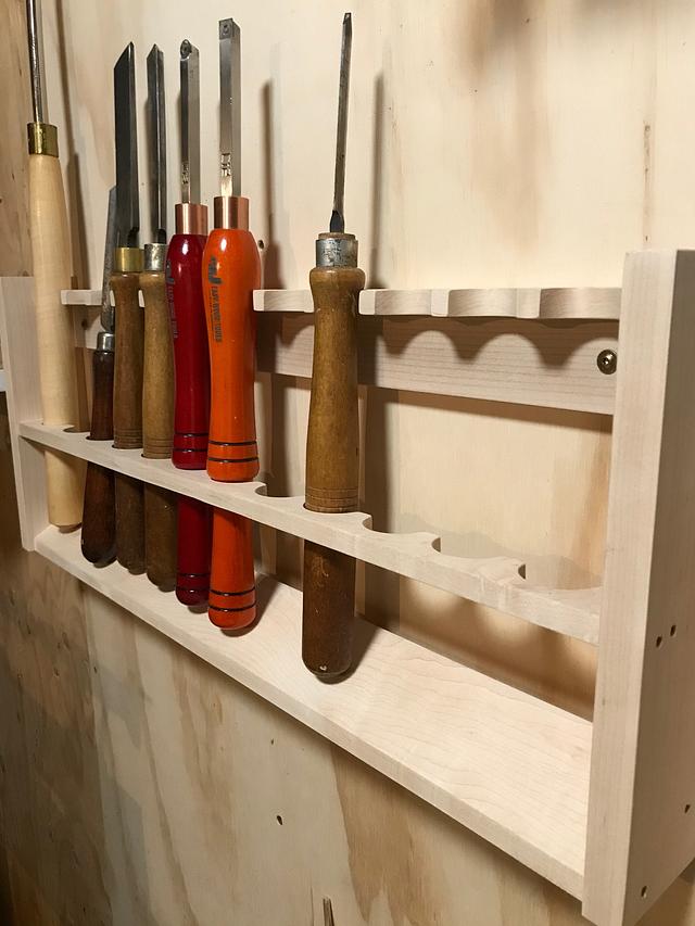 Lathe tool rack - Woodworking Project by Scott - Craftisian