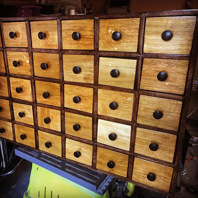 Apothecary chest of 30 drawers