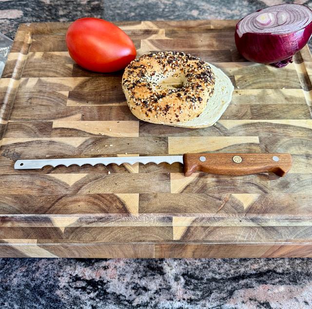How I Made A Small Bread Knife From A Bow Bread Knife Blade ...