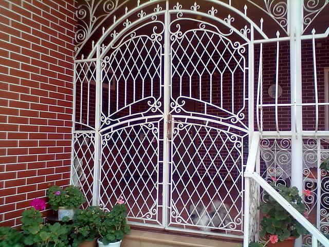 Veranda Gate Design Simple Gate to the veranda. (forged) - Woodworking Project by Ganchik - Craftisian