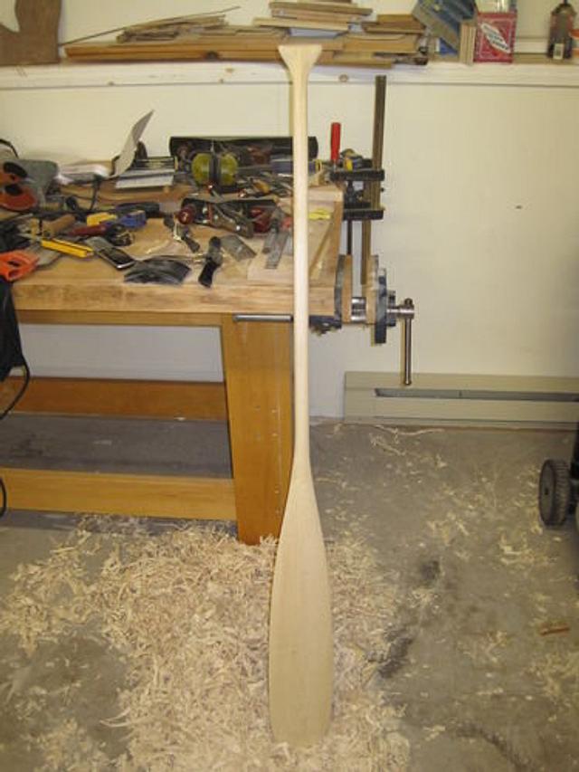 Yellow Birch Canoe Paddle sold at auction transfered from LJ