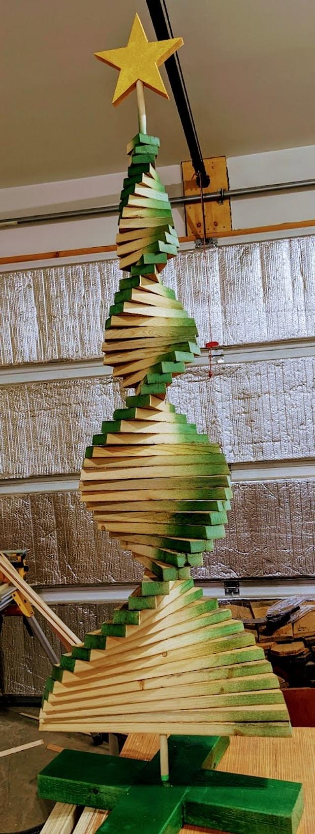 Wood Tree Project Got my Tree Ready - Woodworking Project by Bagtown - Craftisian