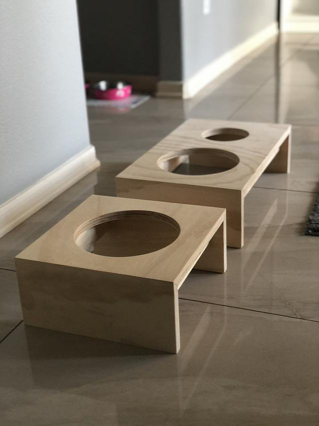 Dog Bowl Risers Woodworking Project by Shiro Campos Craftisian