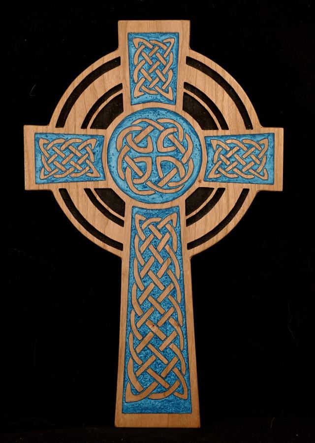 Inlay Celtic Cross - Woodworking Project by SplinterGroup - Craftisian