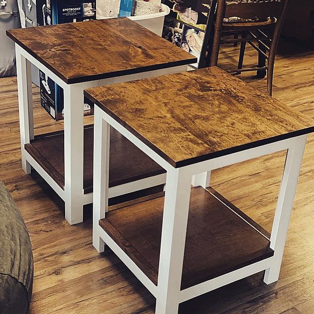 Custom Living Room End Tables - Woodworking Project by Pelkey - Craftisian