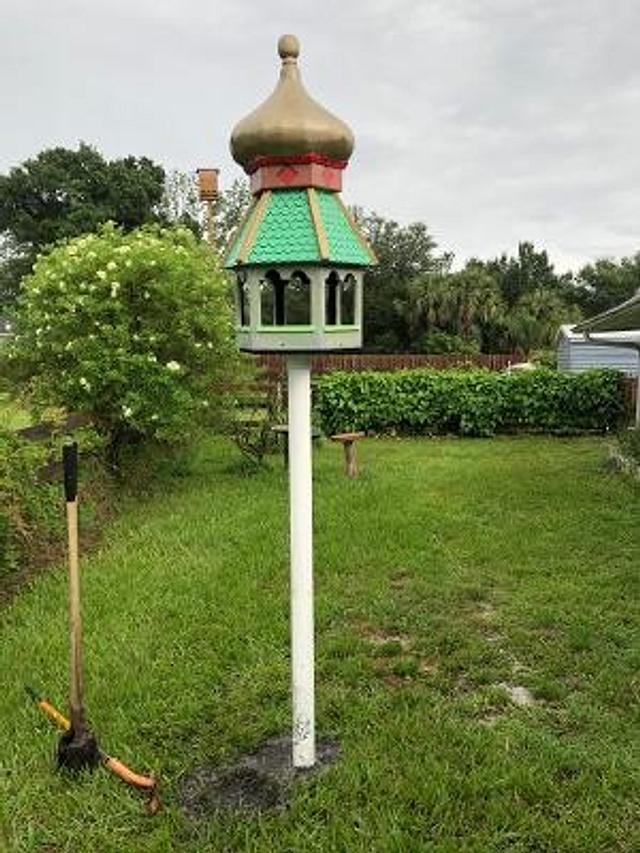 Another bird feeder