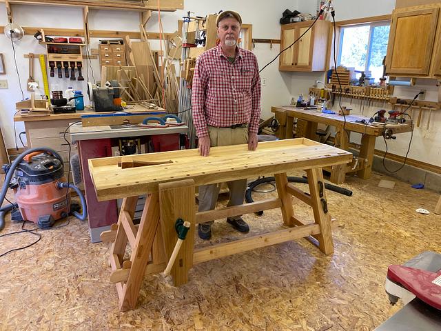 Moravian Workbench - Woodworking Project by Bondo Gaposis - Craftisian