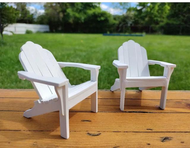 1/12 scale Adirondack chairs Woodworking Project by Durrwood Craftisian